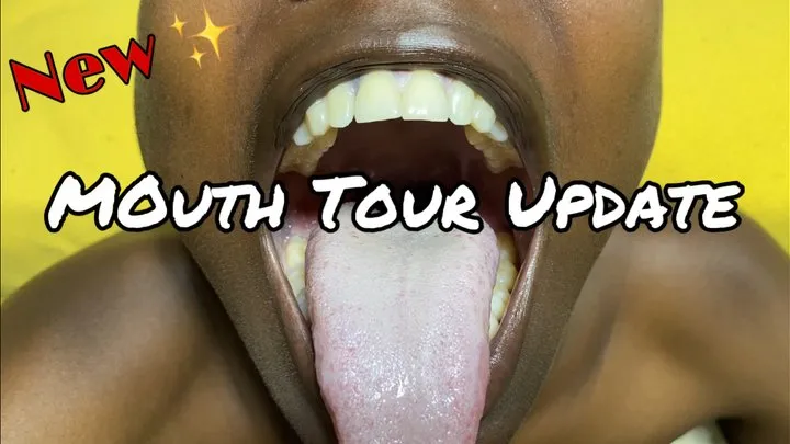 Rowanies Updated Mouth Tour Video Come get Close and Personal Inside the Gaping Mouth of Rowanie As she plays with her Tongue