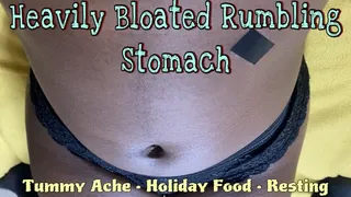 Rowanie's Belly Sounds turn to Stomach Growling in Black Panties showing her Belly button and Belly hair