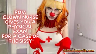 CLOWN NURSE SISSY MEDICAL EXAMINATION