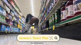 Grocery Store Public Piss - Clean Up On Aisle 9!