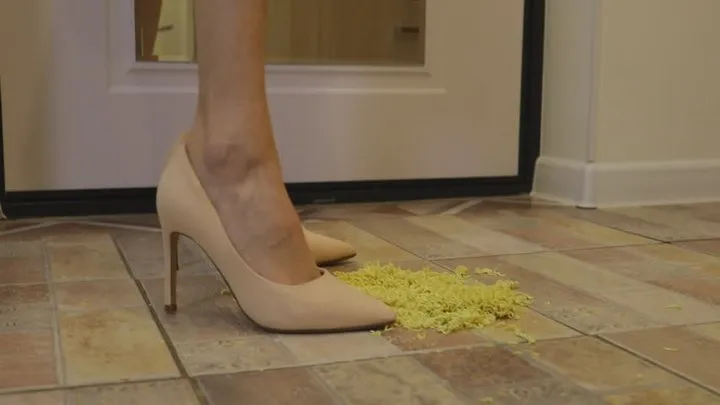 Crushing Food High Heels