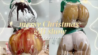 Messy Christmas gift show