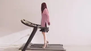 High heels meet treadmill Part 5