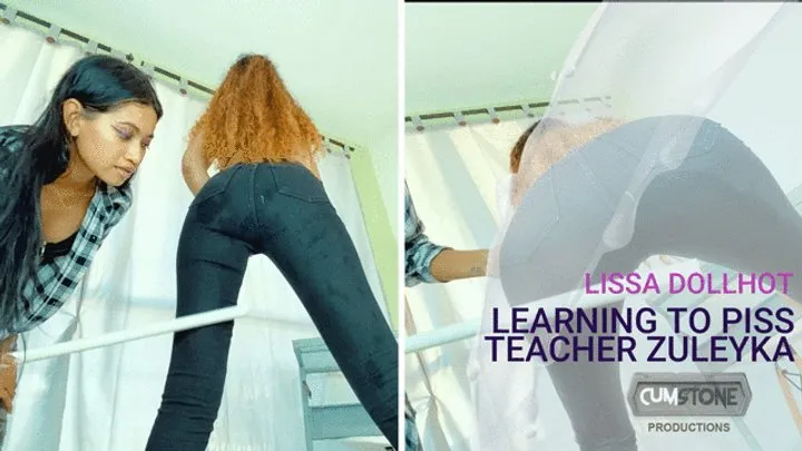 Learning to piss teacher Zuleyka - Lissa