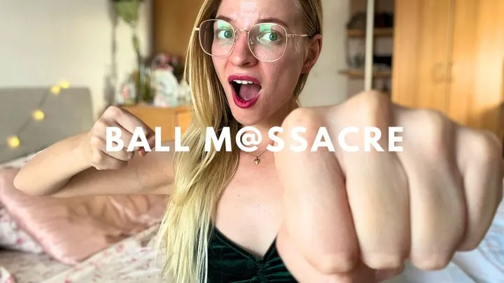 [PAINFUL] Crazy Girl Bella Rae Busts Your Balls POV