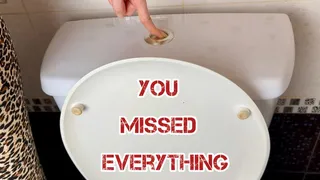 FILLED THE ENTIRE TOILET WITH GOLDEN PISS, BUT YOU WERE LATE WHEN I WAS PEING ENG SUB