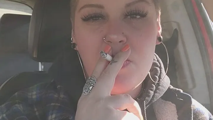 Chain smoking hotbox in the car