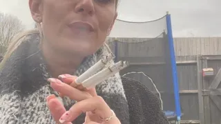 3 Cigs at once!