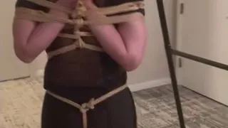 Reverse Prayer Bondage Punishment for Naughty Student