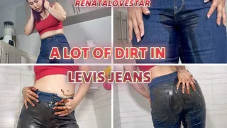 A LOT OF DIRT IN LEVIS JEANS