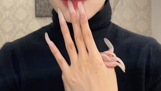 #167 - Nail model posing for you