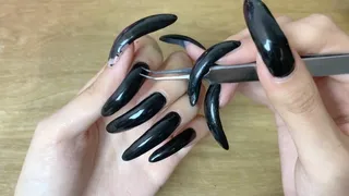 #126 - Scraping off nail polish