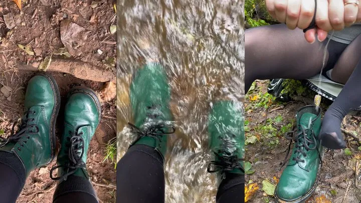 Soaking My Doc Martens on a Nature Walk