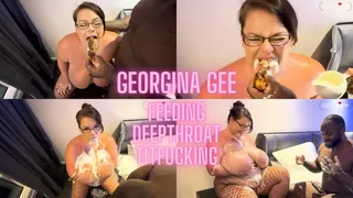 Feeding & Messy Food Play with BBW