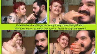 Custom Video! Biting my dumb girlfriend's fingers - imachiiix6