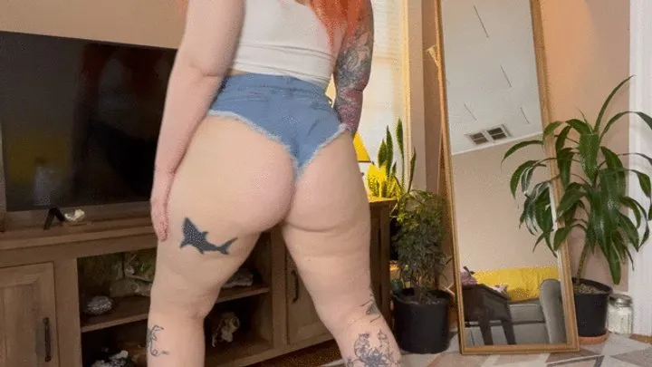 Denim Thong Twerk