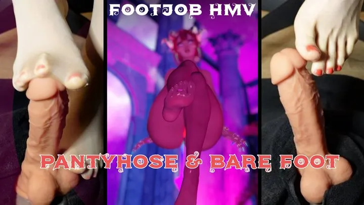 Foot Job HMV + IRL Feet