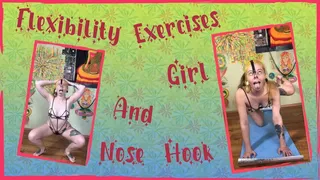 Flexibility Exercises : Bendy Girl And Nose Hook