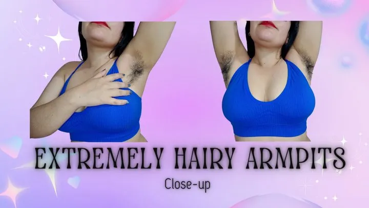 Extremely hairy armpits