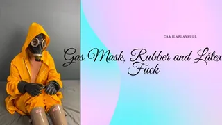 Rubber and gas mask