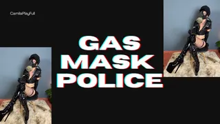 gas mask police