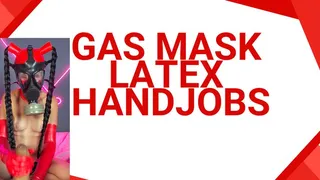 handjobs in double gas mask