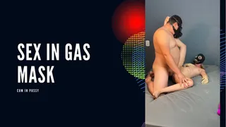 fuck in gas mask