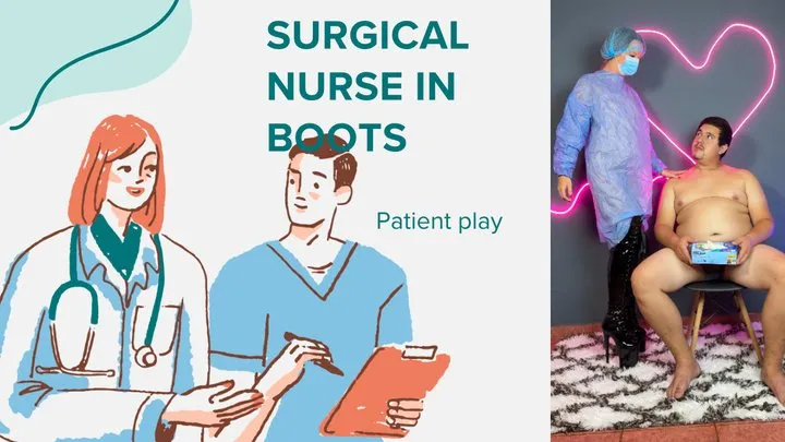 surgical nurse in boots