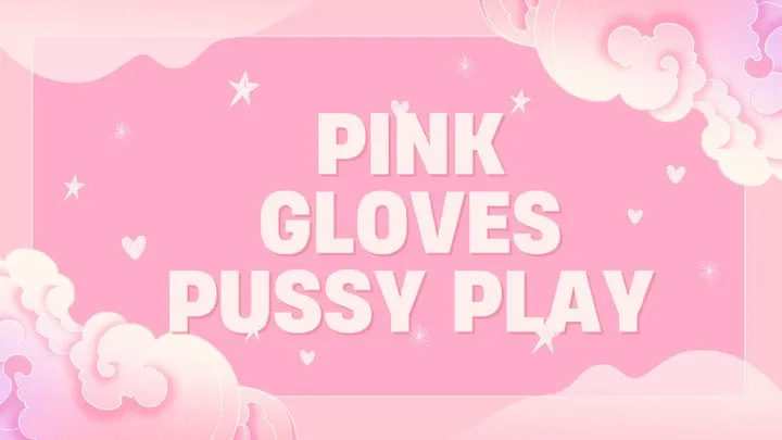 pink metallic gloves