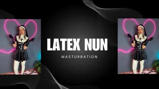 latex nun masturbation