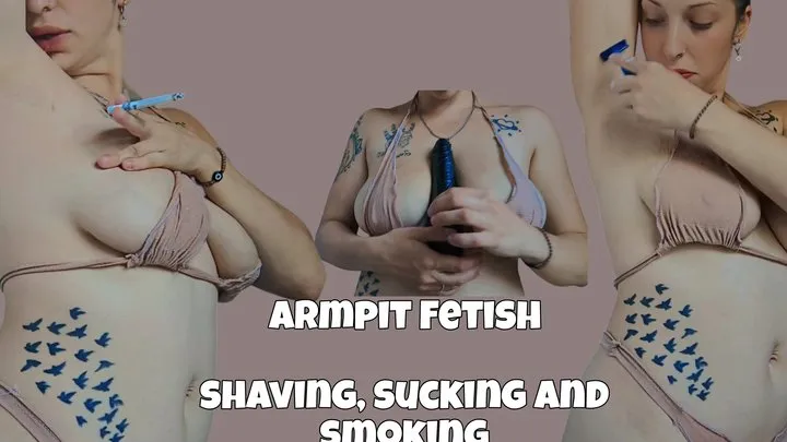 shaving, sucking and smoking