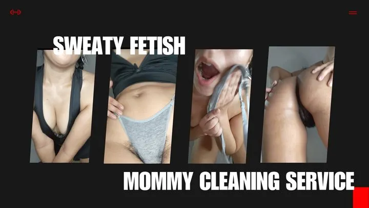 Sweaty worship licking step-mommy's Hairy pussy