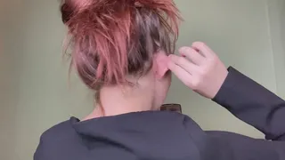 ears pulling back view