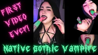 Native American Vampire Gothic Sexy Popsicle - my first video ever!