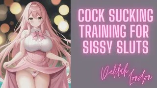 Blowjob instructions for sissy sluts