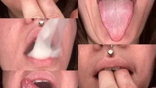 Mouth Fetish - Smoking & Finger Biting