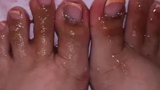 Strawberry Jelly Ebony Foot Play