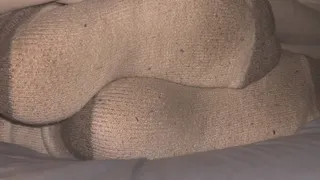 “Step-daddy” removes my sweaty stinky socks