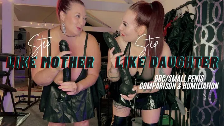 PVC Queens Mock Your Modest Member - Double BBC Humiliation