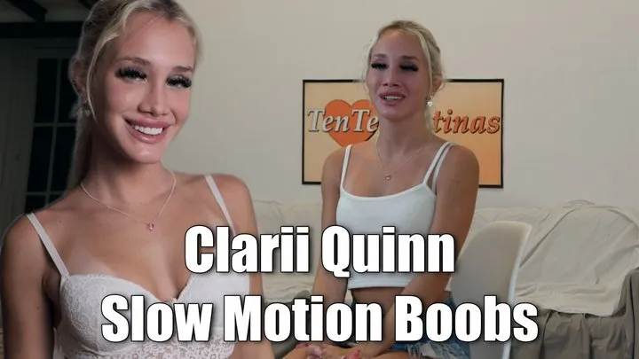 Clarii Quinn - Slow Motion Boobs