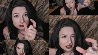 Goth Hottie Rejects Your Tiny Cock SPH