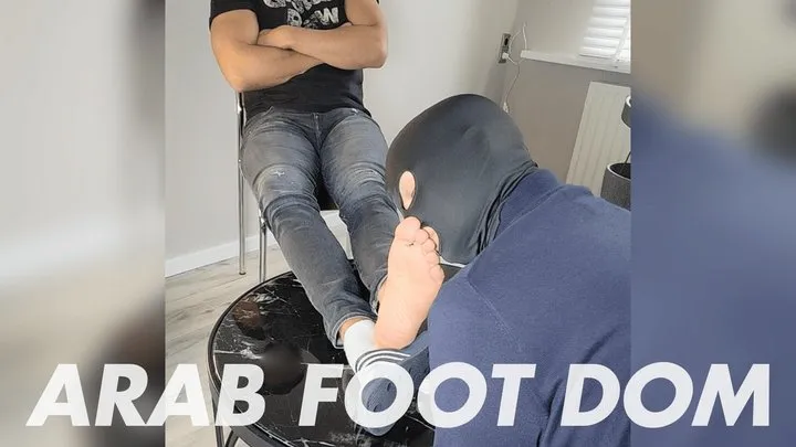 Arab Master Slippers, Socks and Feet Domination