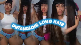 Untangling Long Hair