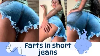 Farting in jeans short