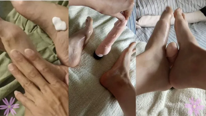 foot cream, foot dildo