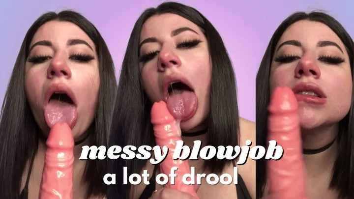 POV: MESSY BLOWJOB