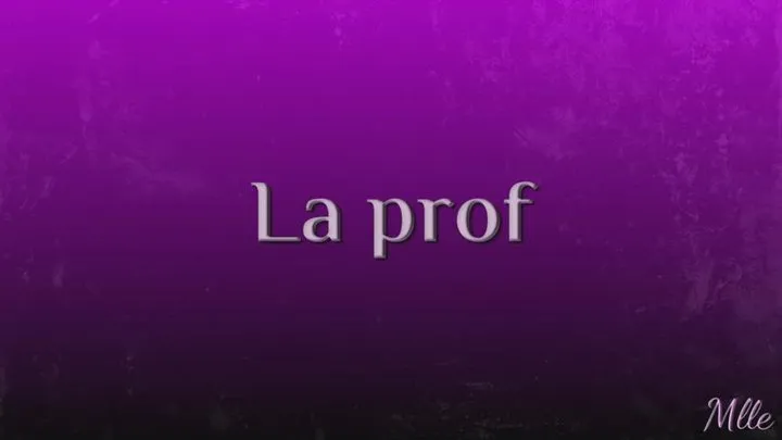 La prof (CBT, ballbusting)