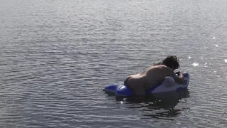 In The Lake With Bath Toys - The Rare Inflatable Orca