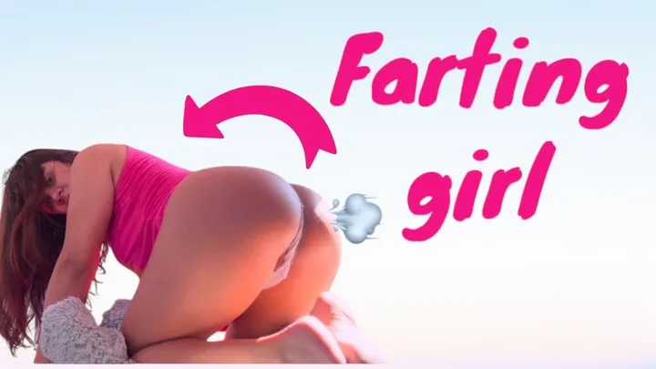 Farting girl in the morning