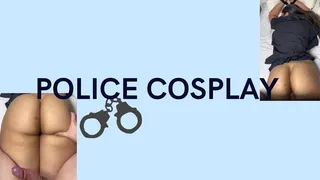 I dress up as a police officer and my boyfriend fucks me hard